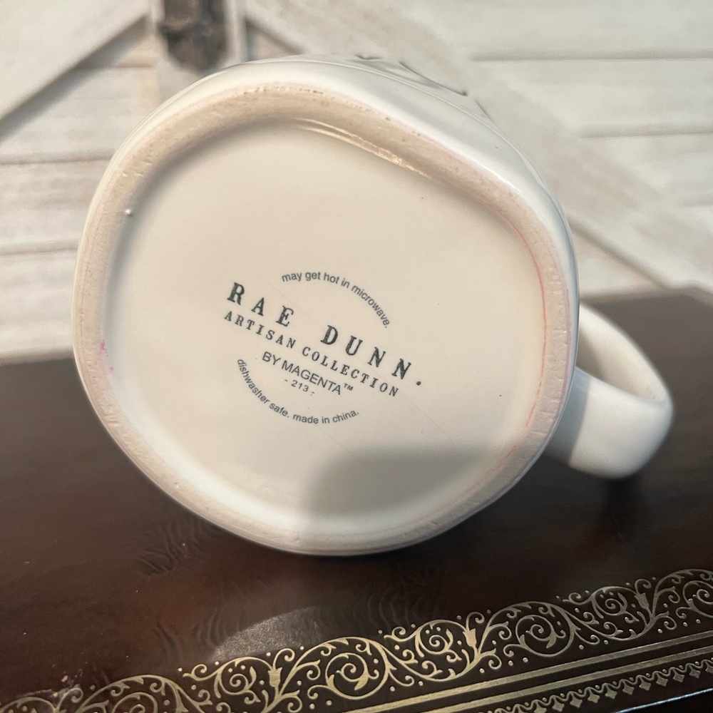 Rae Dunn White Ceramic Dining Mugs - Picture 2 of 3